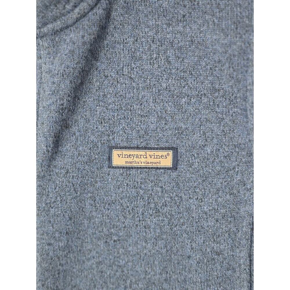 Vineyard Vines Martha's Vineyard Fleece Vest Size M Women’s Full Zip Blue - Picture 4 of 6